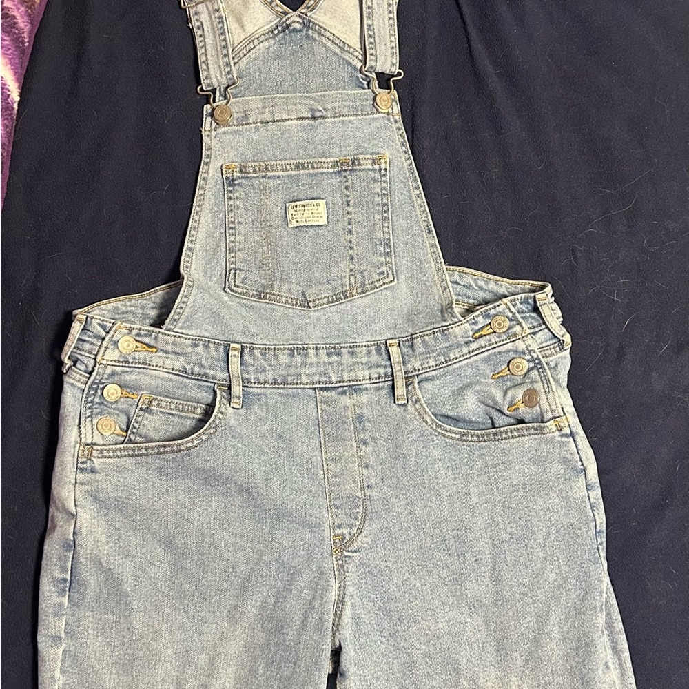 Levi's Light Blue Denim Overalls